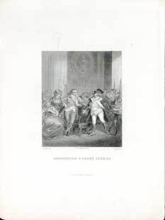Item #73-1743 Arrestation d'André Chénier. G. Staal, Mocquet