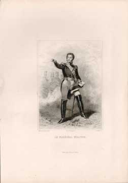 Item #73-1850 Le Maréchal Molitor. Horace Geoffroy after Vernet, Engraver