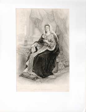 Item #73-1867 Mme. de Maintenon. Jules Langlois after Laure, Engraver