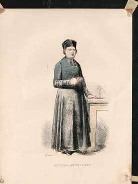 Item #73-1896 Missionnaire de Picpus. Unknown 19th Century French Engraver, after Pauquet, Engraving