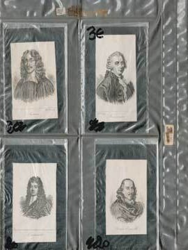 Item #73-1947 Rotrou; Marivaux; Quinault; Pierre Corneille. Unknown 19th Century French Engraver