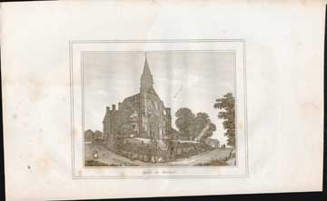 Item #73-1949 Eglise de Marissel. Unknown 19th Century French Engraver.