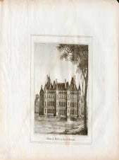 Item #73-1950 Chateau de Madrid, Bois de Boulogne. Unknown 19th Century French Engraver