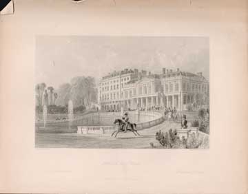 Adlard, H. (Engraving) after Allom, T. - Palace of Saint Cloud