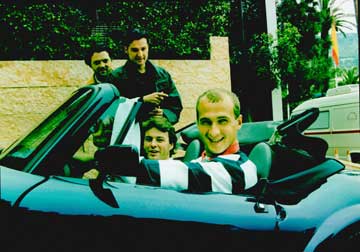 Cinquini, Alain - Men in a Car and Men Behind a Car