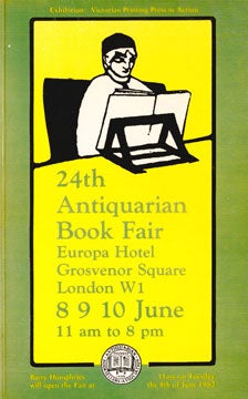 Item #73-2482 24th Antiquarian Book Fair. Antiquarian Book Fair
