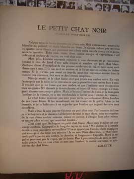 Item #73-2537 Le Petit Chat Noir. Colette