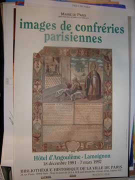 Item #73-2552 Images de confréres parisiennes. Bibliotheque historique de la ville de Paris
