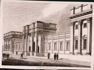 Item #73-2595 New University Printing Office, Oxford. 19th Century British Engraver.
