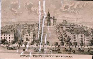 Item #73-2597 State University, Madison. 19th Century American Engraver