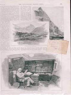 Item #73-2602 Between Aak and Romsdalen; Mr. Gladstone in the Cabin of the Sunbeam; Bergen; Mr....
