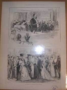 Item #73-2604 M. Zola Reading a Paper; The Institute of Journalists, assorted articles on...