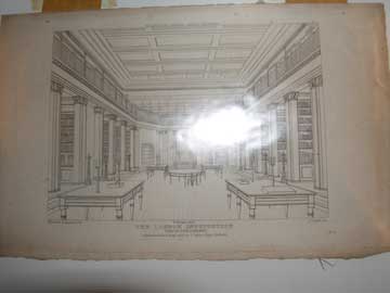 Item #73-2610 The London Institution (Obverse); Interior of St. Michael's Gallery (Reverse). J. after Ansted Carter, H., John after Finley Cleghorn, W., engraving, Obverse.
