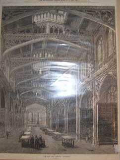 Item #73-2613 The New City Library Guildhall. Illustrated London News