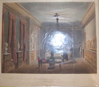 Item #73-2614 Ackerman's Library for Works of Art. A. Bluck J. after Pugin, Engraving