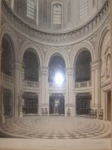 Item #73-2621 The Radcliffe Library. J. after Mackenzie Bluck, Engraving