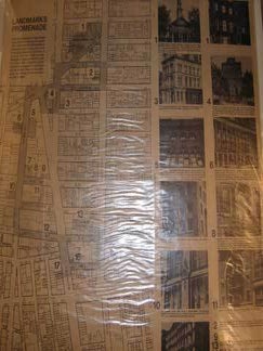 Item #73-2623 Landmarks Promenade. 20th Century American Artist