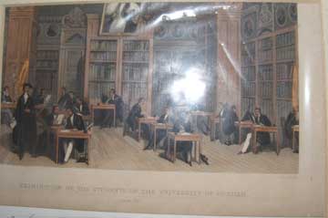 Item #73-2626 Examination of the Students of the University of Durham. 19th Century British Artist.