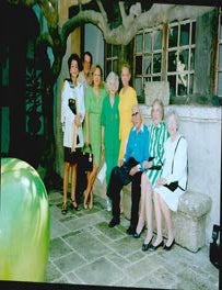 Item #73-2692 Roger Moore, Princesse Ciliane de Su&egrave;de, Baronne Almstienna, Baronne Beck-Friis, Tore et Eva Wrettina, Gerda Gadelius, Inga Greta Hakanssor, signed by Cinquini. Alain Cinquini.