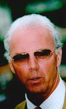 Cinquini, Alain - Frantz Beckenbauer, Signed by Cinquini