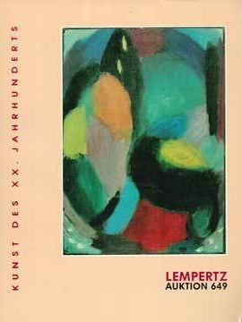 Item #73-3058 Kunst des XX Jahrhunderts. Lempertz