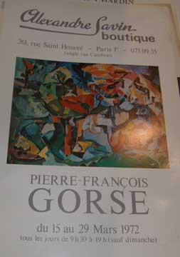 Item #73-3139 Pierre-François Gorse. Pierre-François Gorse