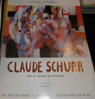 Item #73-3155 Claude Schurr Nus et Jardins de Provence. Claude Schurr
