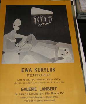 Item #73-3157 Ewa Kuryluk Peintures. Ewa Kuryluk