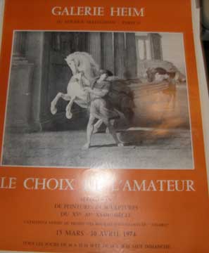 Item #73-3162 Le Choix de L'Amateur. Galerie Heim