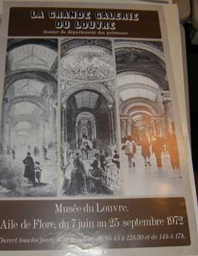 Item #73-3181 La Grande Galerie du Louvre: Dossier du département des peintures. Musée du...