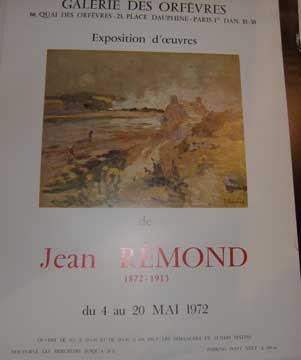 Rmond, Jean - Exposition D'Oeuvres de Jean Rmond