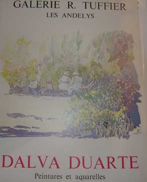 Item #73-3242 Dalva Duarte: peintures et aquarelles. Dalva Duarte