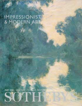 Item #73-3315 Impressionist & Modern Art. November 2000. Lot #s 1 - 60. Sotheby's