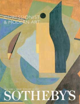 Item #73-3316 Impressionist & Modern Art. November 2001. Lot #s 1 - 60. Sotheby's