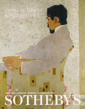 Item #73-3317 Impressionist & Modern Art. November 2001. Lot #s 1 - 60. Sotheby's