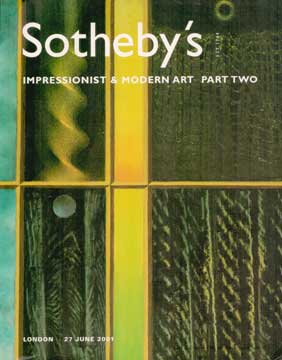 Item #73-3321 Impressionist & Modern Art Part Two. June 2001. Lot #s 1 - 60. Sotheby's