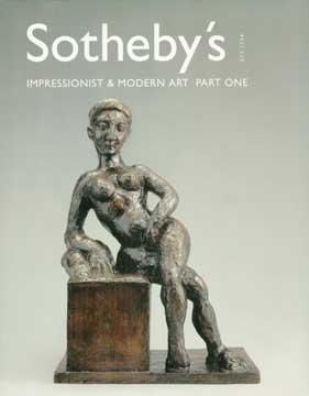 Item #73-3322 Impressionist & Modern Art Part One. June 2001. Lot #s 1 - 60. Sotheby's