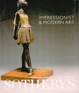 Item #73-3327 Impressionist and Modern Art. September 2000. Lot #s 1 - 60. Sotheby's