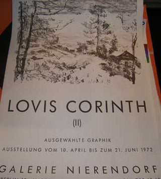 Item #73-3399 Lovis Corinth. Lovis Corinth