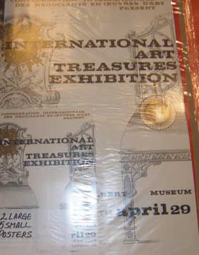 Item #73-3448 International Art Treasures Exhibition. Confederation Internationale des Negociants...