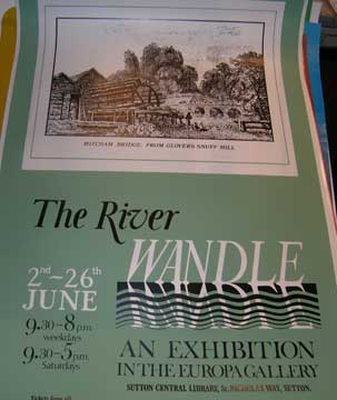 Item #73-3538 The River Wandle: An Exhibition in the Europa Gallery. Central Library