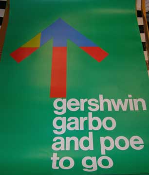 Item #73-3591 gershwin, garbo and poe to go. American Library Association
