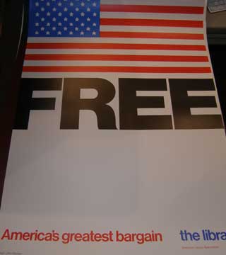 Item #73-3618 Free: America's greatest bargain. American Library Association