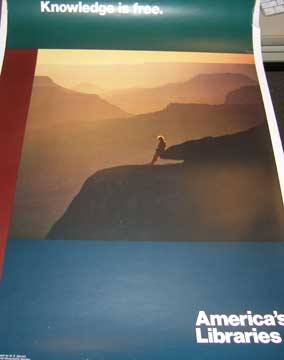 Item #73-3619 Knowledge is Free. American Library Association