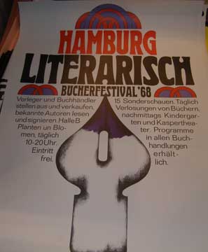 Item #73-3671 Hamburg Literarisch Bucherfestival. Hamburg Literarisch Bucherfestival