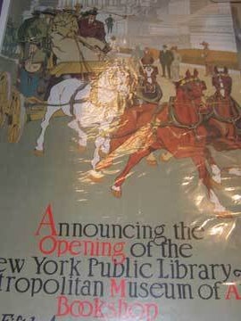 Item #73-3797 Announcing the opening. New York Public Library
