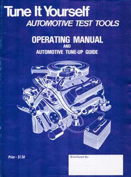 20th Century American Publisher - Tune It Yourself Automotive Test Tools