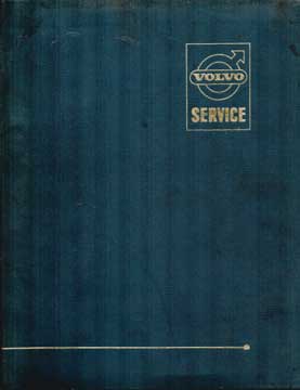 Item #73-3839 Service Manual Cars and Vans. AB Volvo
