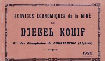 20th Century French Publisher - Services conomiques de la Mine
