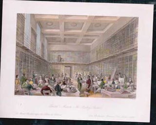 Item #73-3935 British Museum - The Reading Room. T. H. Shepherd, H. Melville